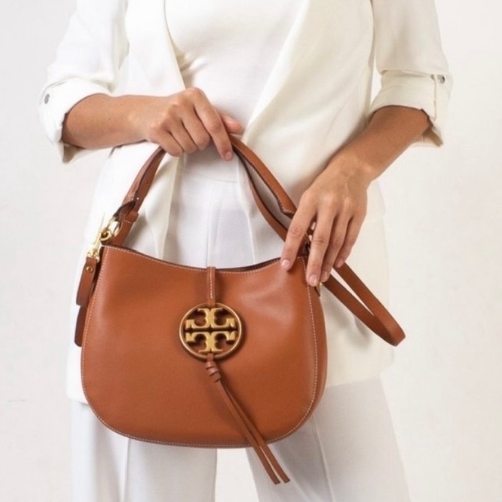 Tory Burch MILLER METAL-LOGO MINI HOBO - Picture 17 of 17